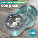 TRAPEADOR GIRATORIO CON CESTA METÁLICA Y BALDE EXPRIMIDOR + ENVÍO GRATIS