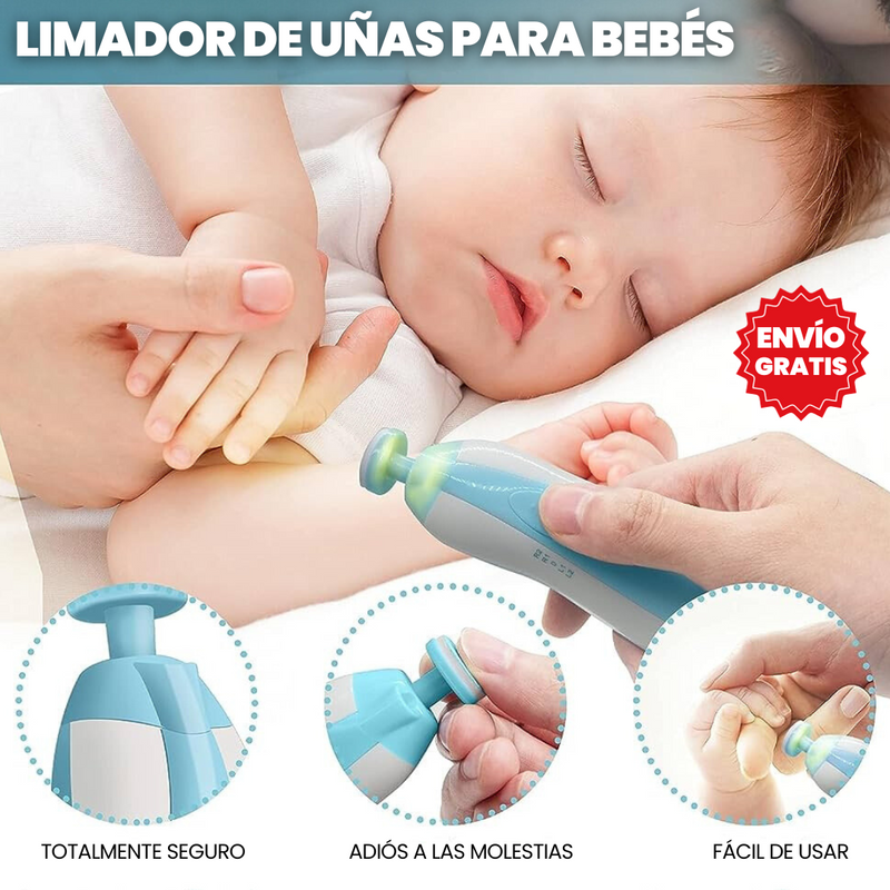 LIMADOR DE UÑAS ELÉCTRICA PARA BEBES Y NIÑOS 👶