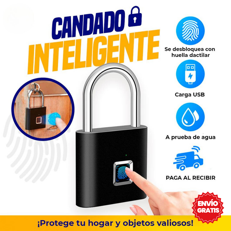 🔒 CANDADO DE HUELLA DIGITAL 🔒