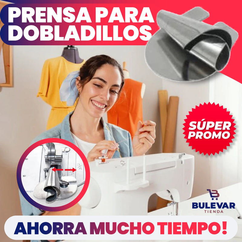 PRENSA PARA DOBLADILLOS + ENVÍO GRATIS