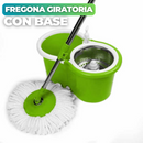 TRAPEADOR GIRATORIO CON CESTA METÁLICA Y BALDE EXPRIMIDOR + ENVÍO GRATIS