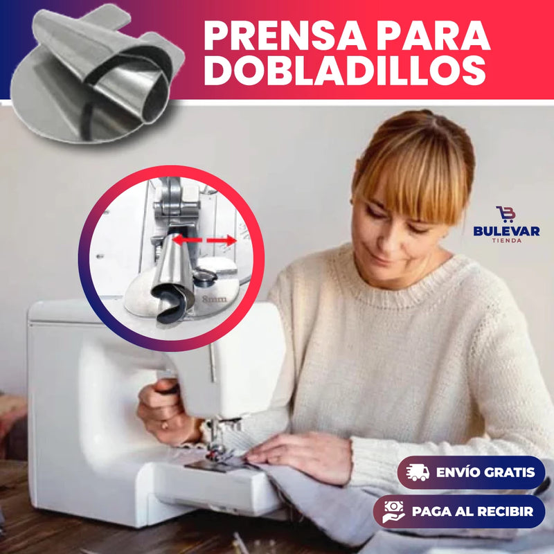 PRENSA PARA DOBLADILLOS + ENVÍO GRATIS