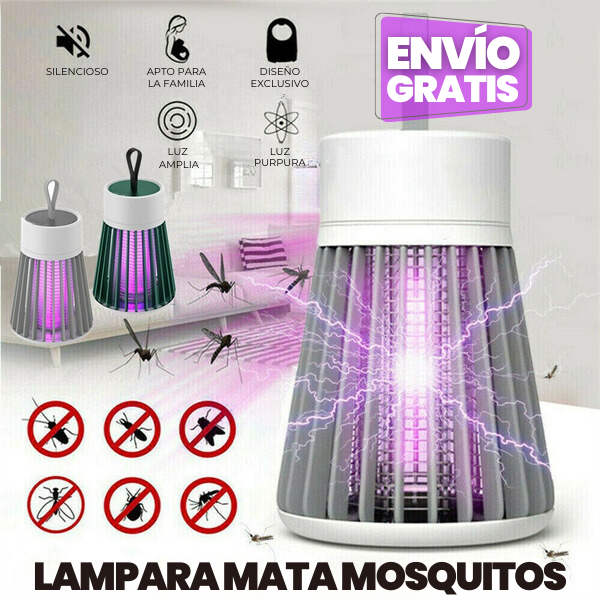 LÁMPARA ELÉCTRICA PORTÁTIL MATA INSECTOS