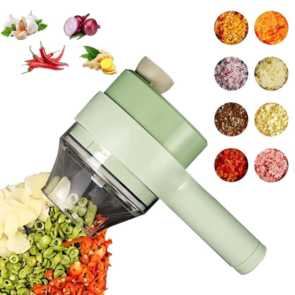 CORTADOR DE VERDURAS ELÉCTRICO PORTÁTIL