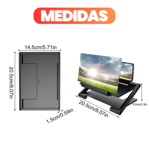 AMPLIADOR DE PANTALLA TIPO LUPA PARA CELULAR