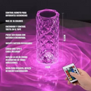 LÁMPARA ELEGANTE DE CRISTAL LED CON BLUETOOTH Y CONTROL