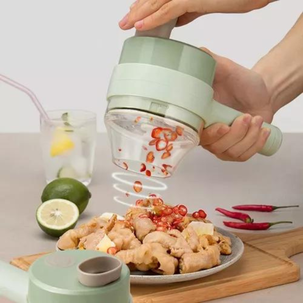 CORTADOR DE VERDURAS ELÉCTRICO PORTÁTIL