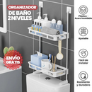 ESTANTE ORGANIZADOR DE 2 NIVELES PARA BAÑO O COCINA