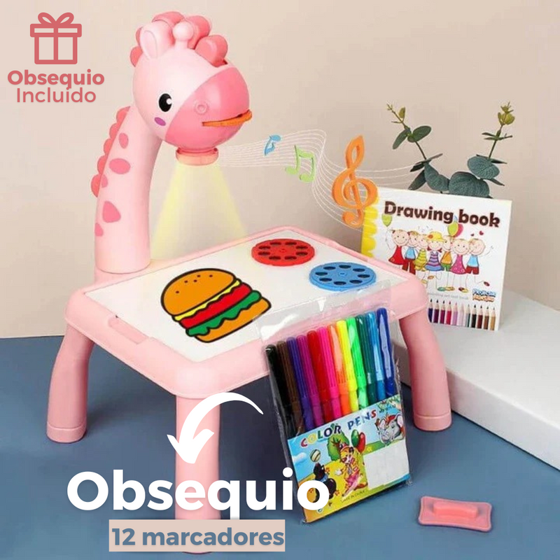 MESA PROYECTOR PARA DIBUJAR (OBSEQUIO: 12 MARCADORES)