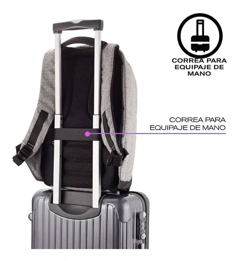 🚨 MOCHILA IMPERMEABLE ANTIRROBO 🚨