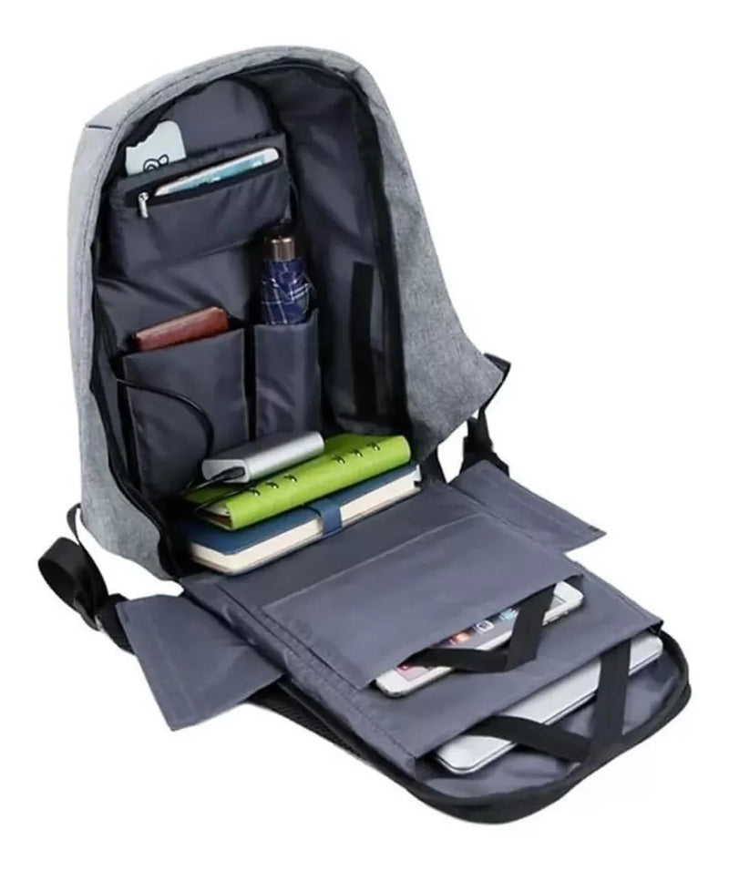 🚨 MOCHILA IMPERMEABLE ANTIRROBO 🚨