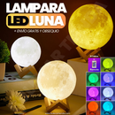 LÁMPARA LUNA LUZ CÁLIDA 🌒  + OBSEQUIO: CONTROL Y BASE