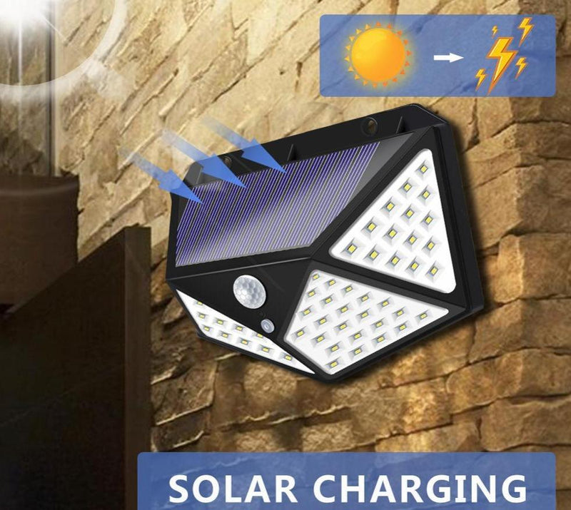 LÁMPARA SOLAR LED CON SENSOR®
