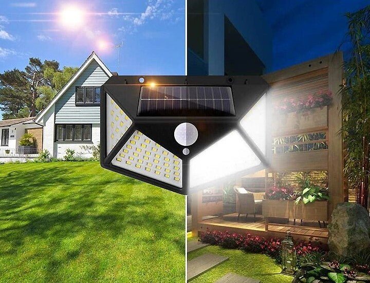 LÁMPARA SOLAR LED CON SENSOR®